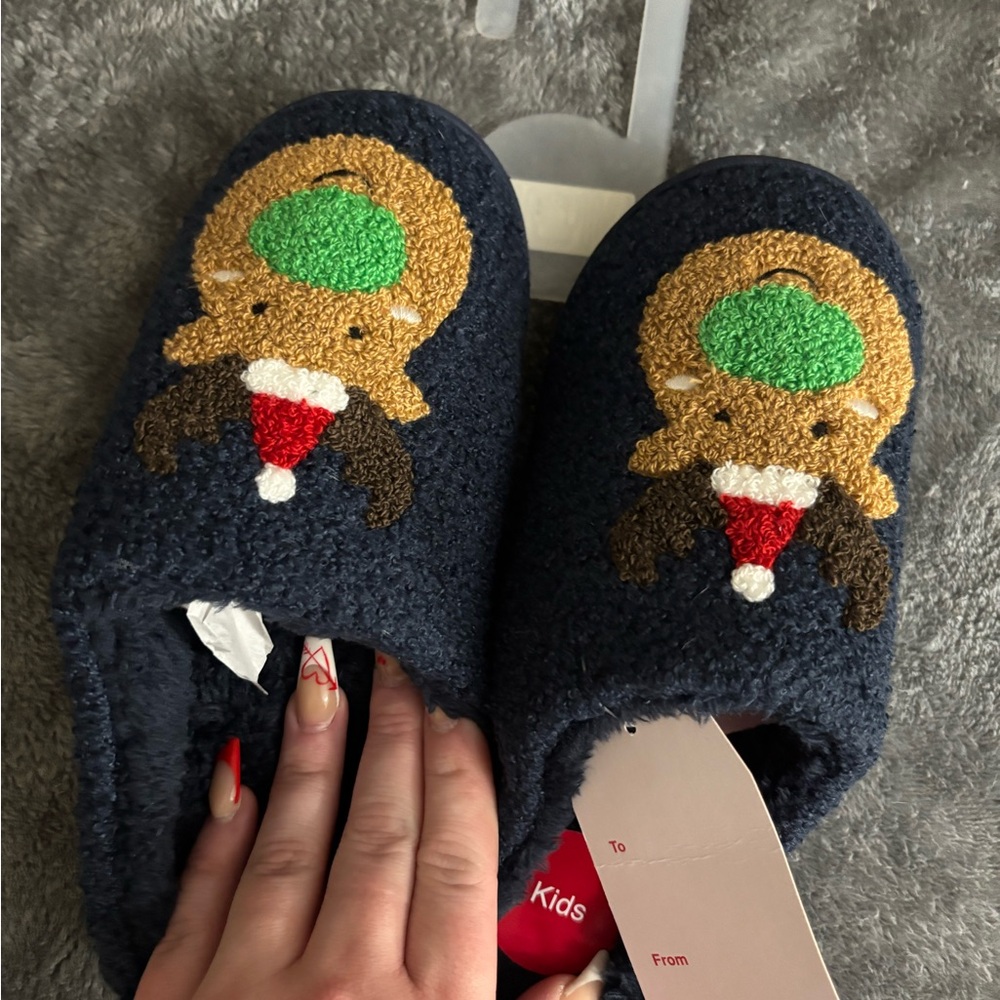 Festive Reindeer Slippers
